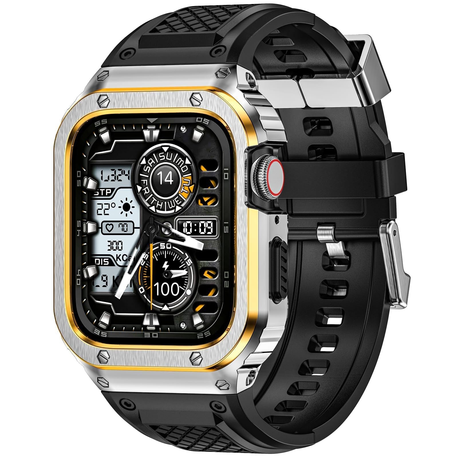 Knight Series- Rugged Case  Retrofit Kit For Apple Watch