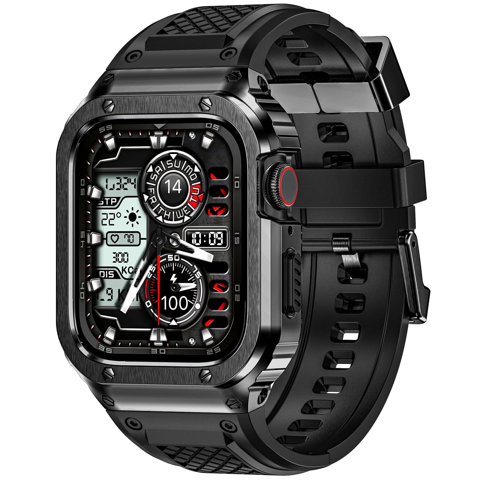 Knight Series- Rugged Case  Retrofit Kit For Apple Watch