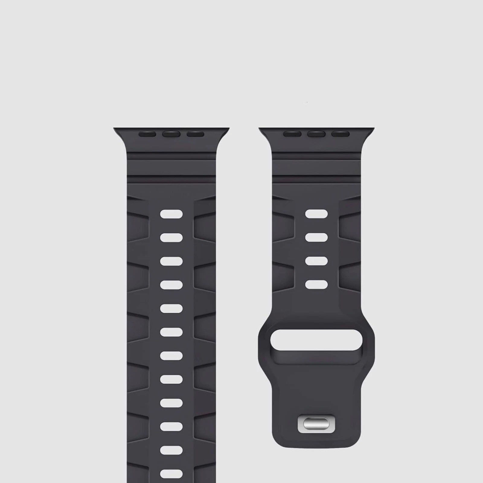 Wide Wristband Silicone Strap For Apple Watch