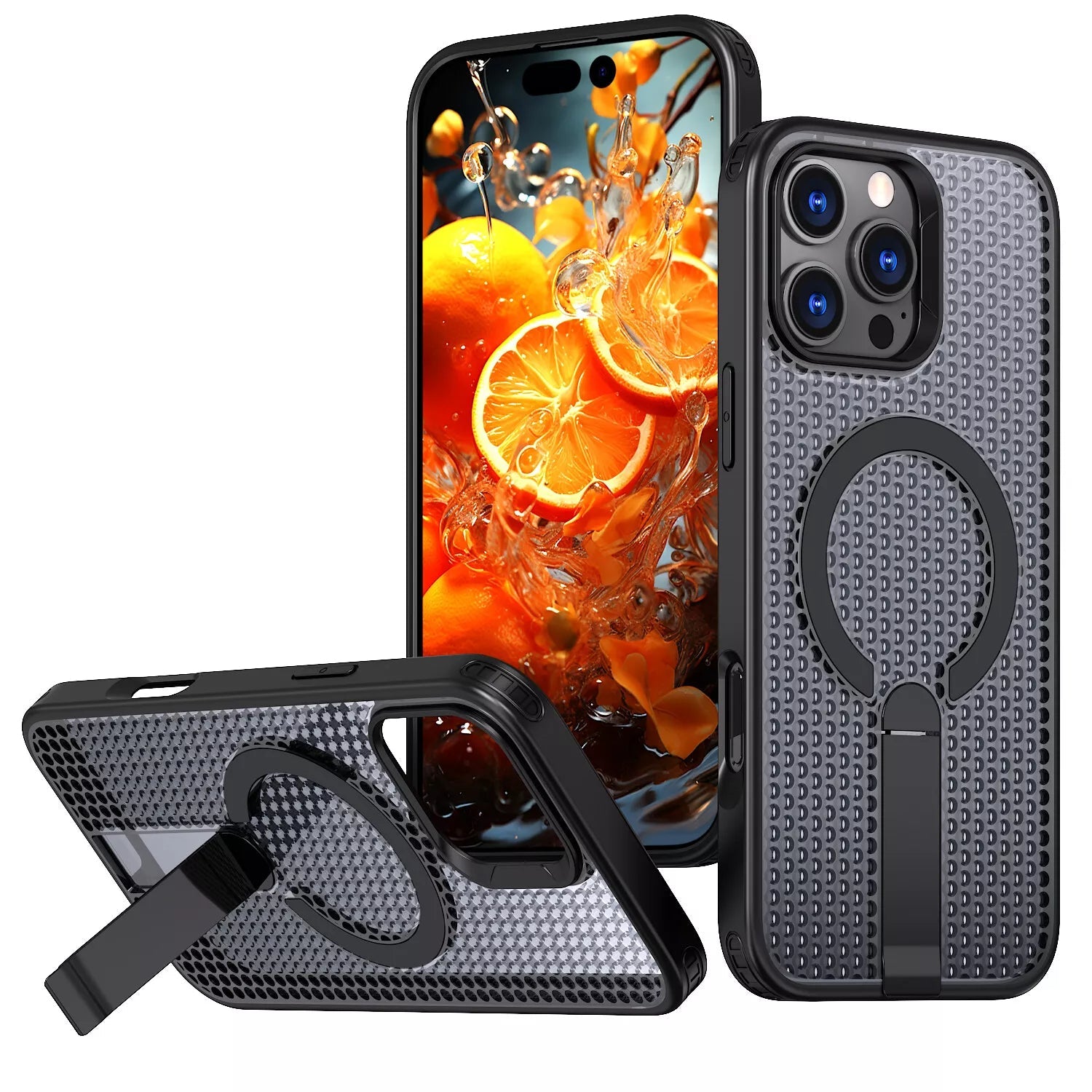Heat Dissipation Stand Magnetic Case for iPhone