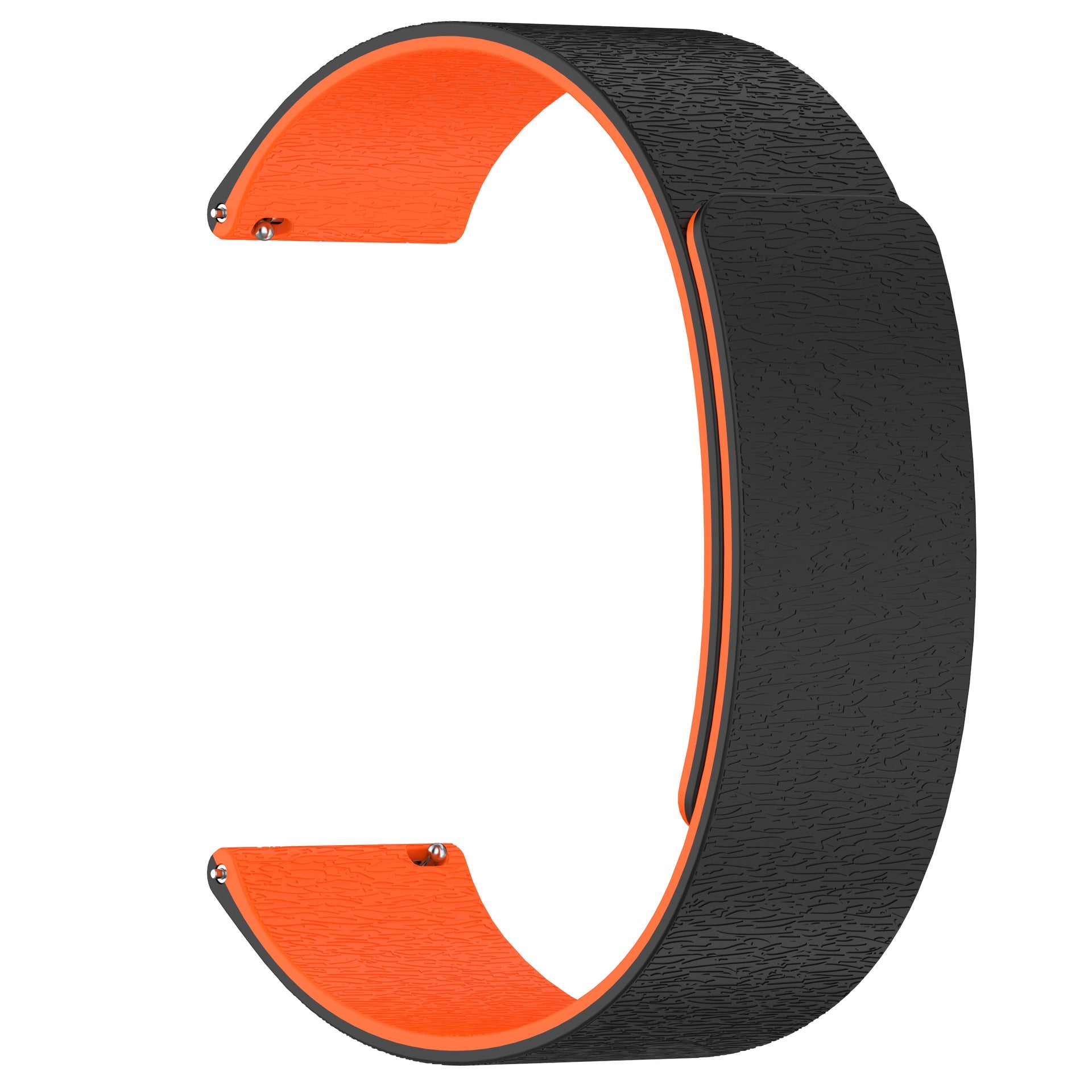 Lychee Magnetic Silicone Band For Samsung Galaxy Watch Ultra 7/7 6 4 5 Pro