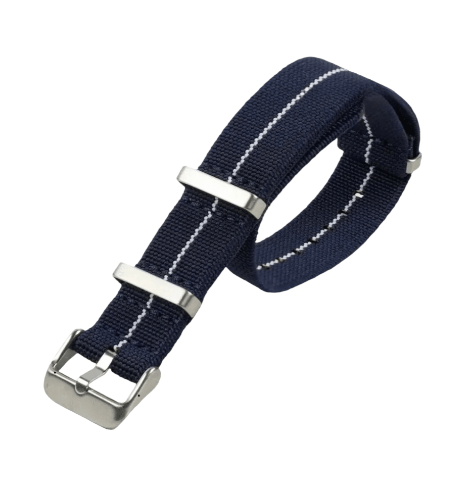 Blue & White Nylon Strap