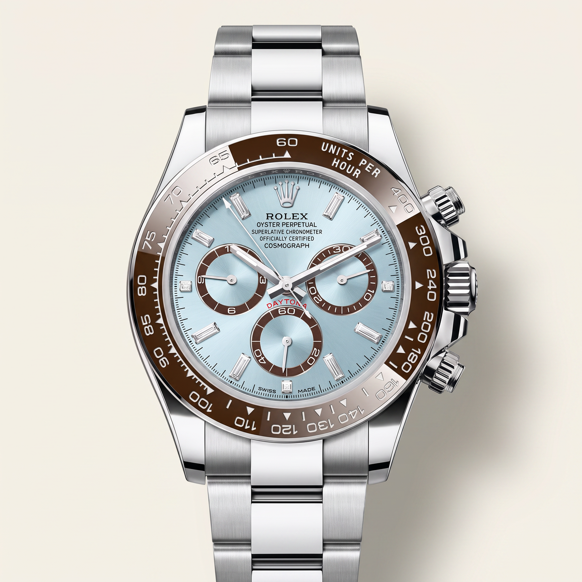 Cosmograph Daytona 126506 Ice Blue Diamond Dial Automatic Men's Watch