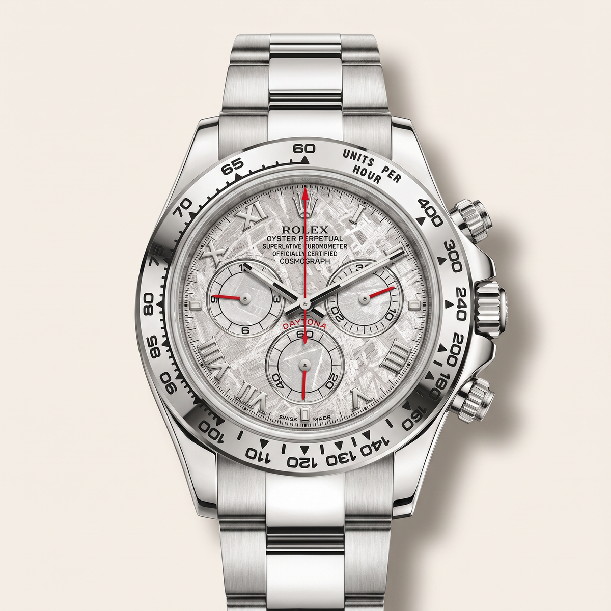 Cosmograph Daytona Meteorite Dial White Automatic Men's Watch