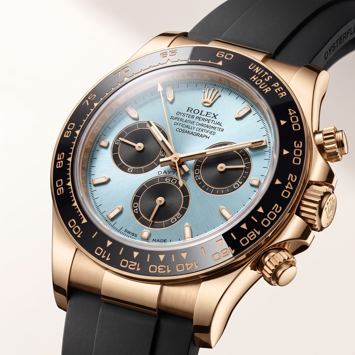 Daytona Yellow Gold Turquoise Dial Automatic Men's Watch
