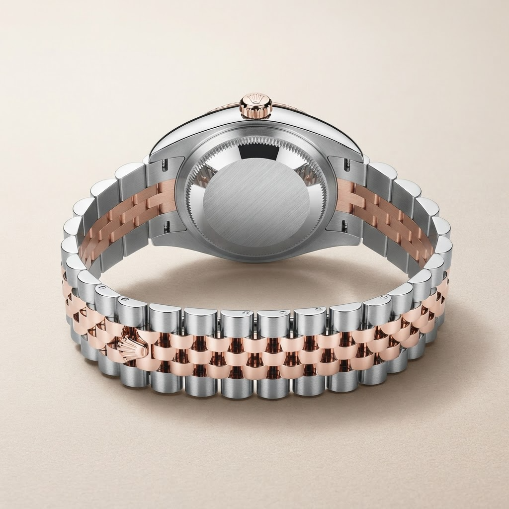 Lady-Datejust Chocolate Index Dial Everose Watch