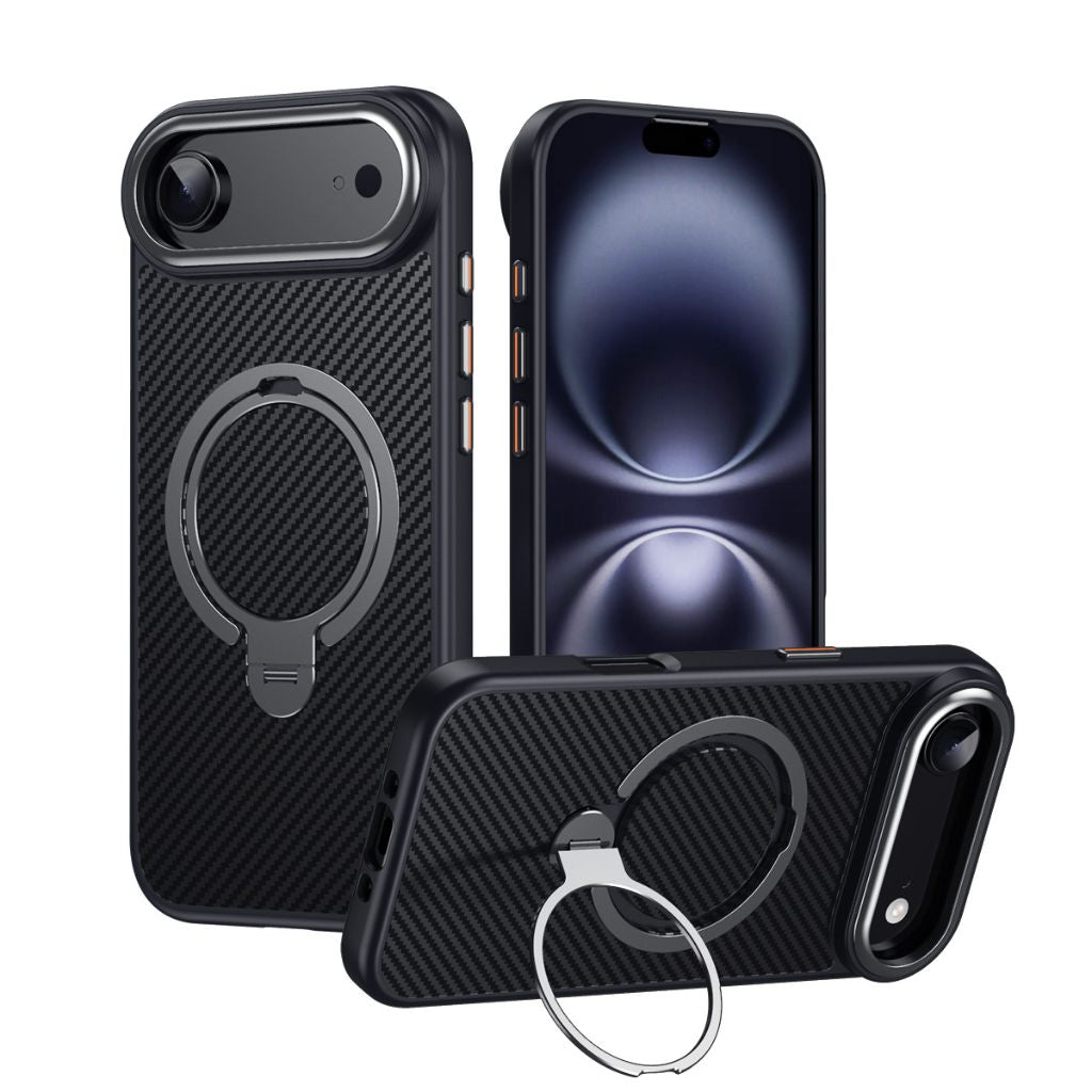 Carbon Fiber Magnetic Shield Phone Case
