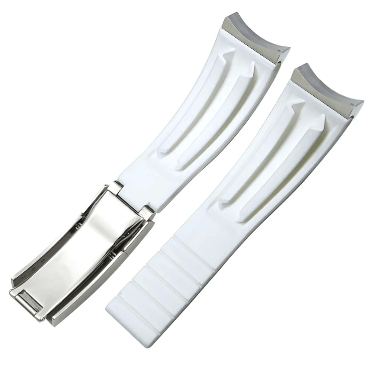 Premium White Silicone Strap