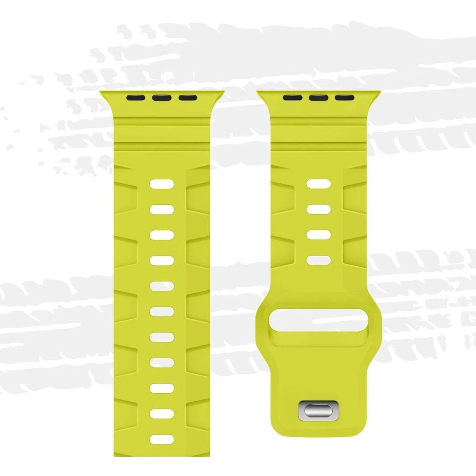 Wide Wristband Silicone Strap For Apple Watch