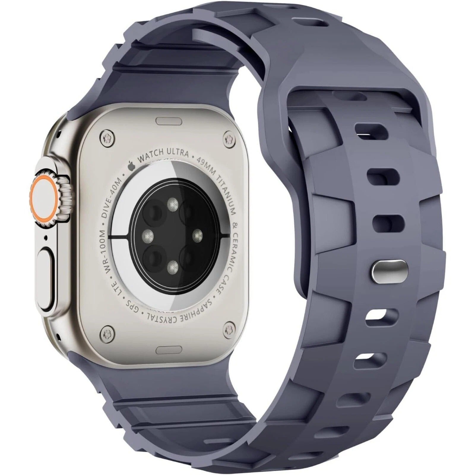 Wide Wristband Silicone Strap For Apple Watch