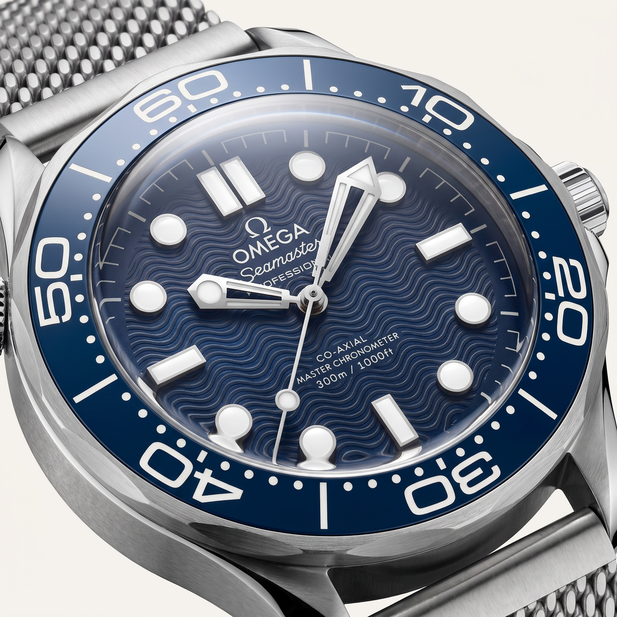 Seamaster Diver 300M Deep Blue Dial Stainless Steel Automatic Watch