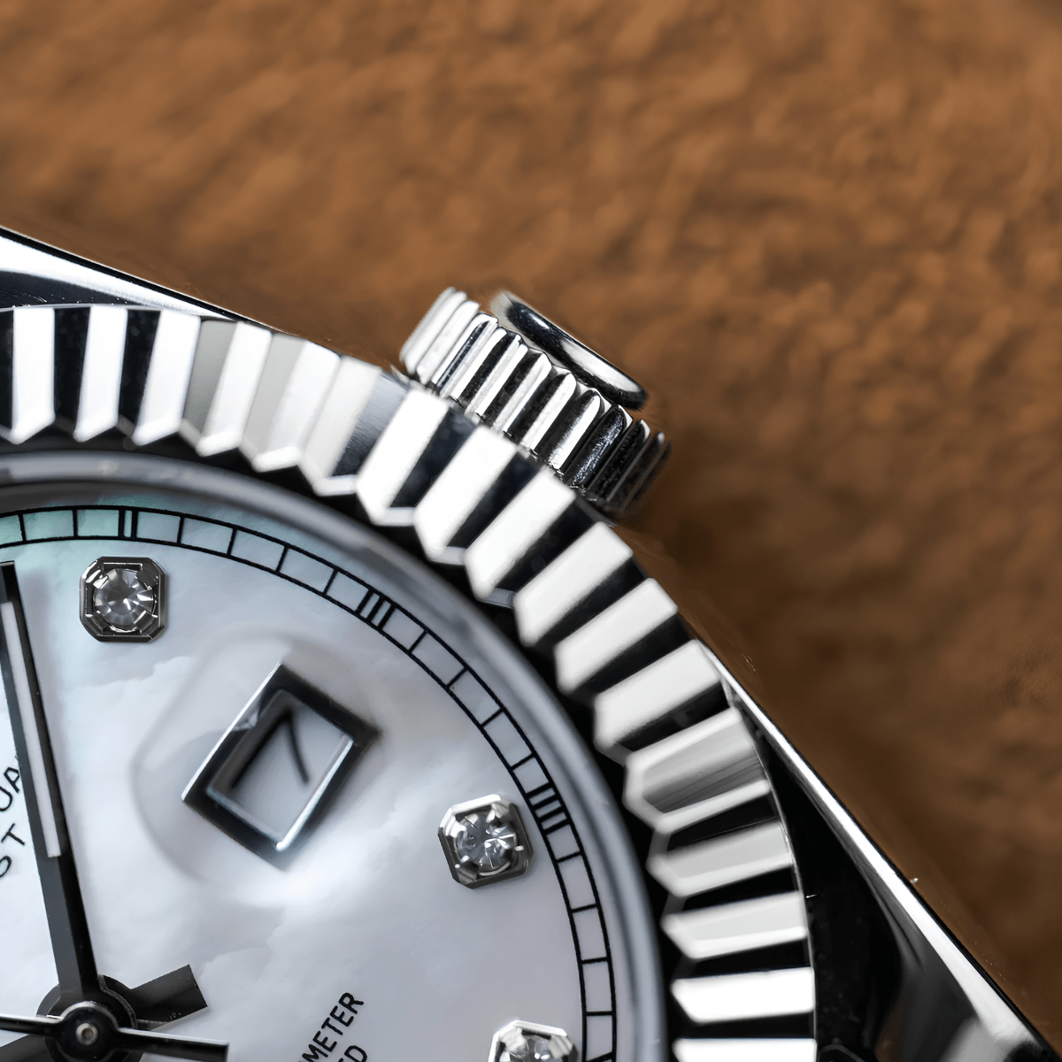 Seiko Mod Datejust Lady Gem Silver