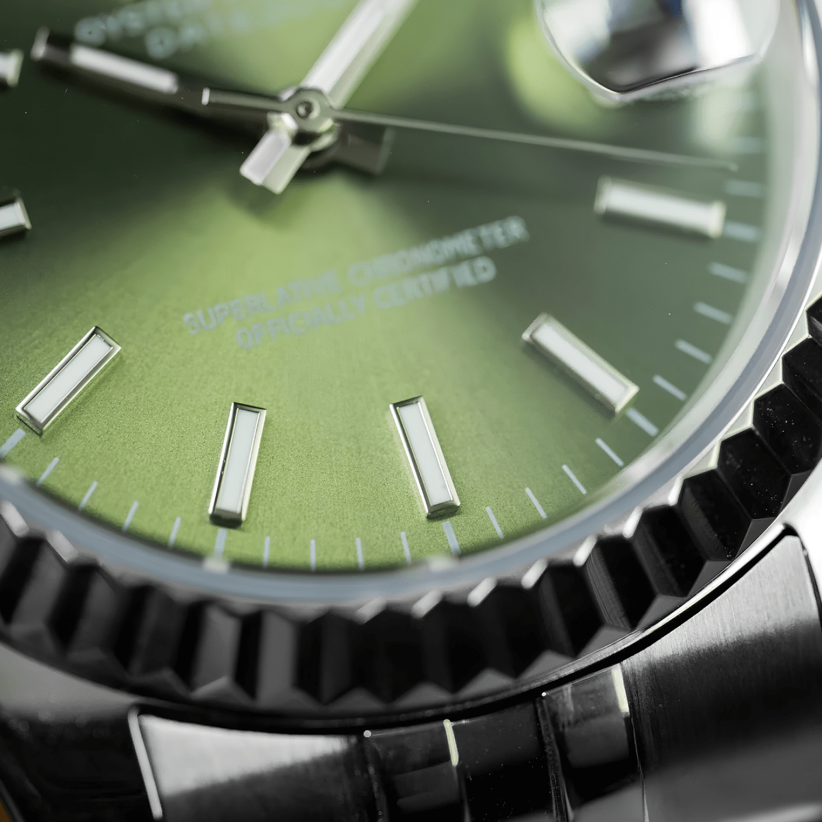 Seiko Mod Datejust Olive
