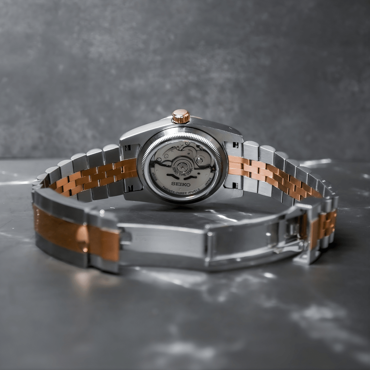 Seiko Mod Datejust Twotone Wimbledon