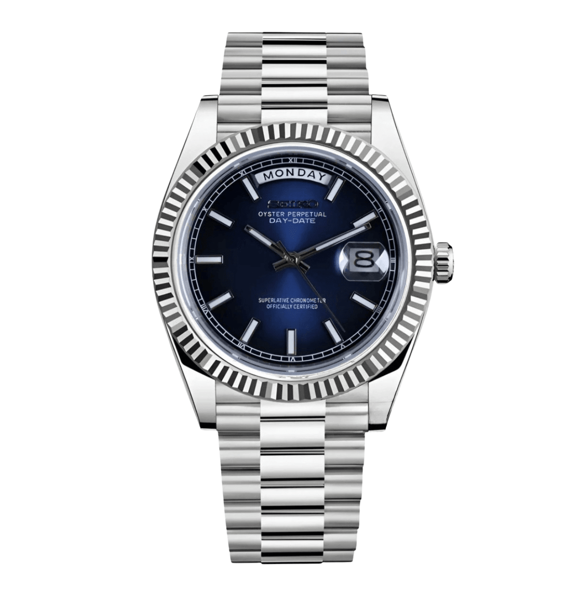 Seiko Mod Day-Date Classic Blue
