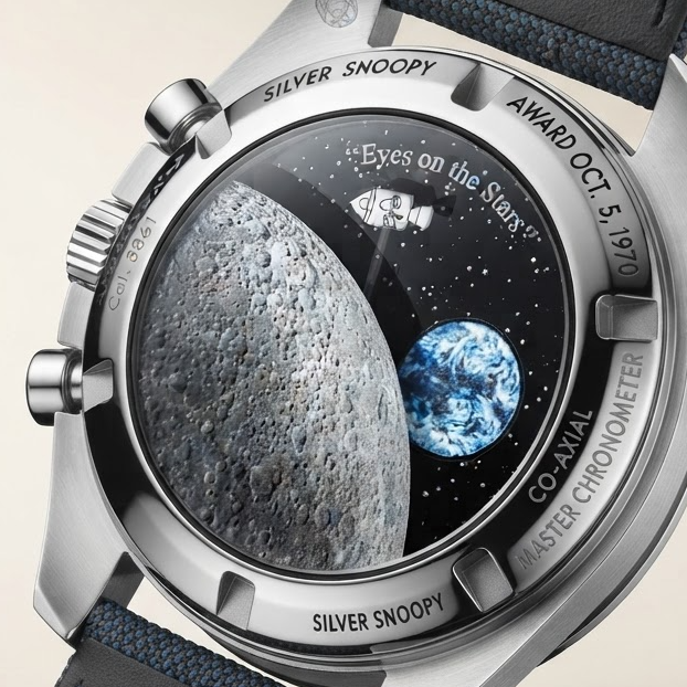 Speedmaster "Silver Snoopy Award" 50th Anniversary Men's Watch